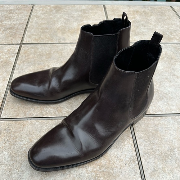 Prada Brown Chelsea Boots - Picture 2 of 12